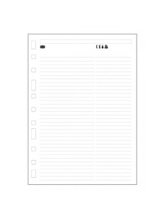 RECAMBIO MULTIFIN 4º 11 ANILLAS LISTIN T